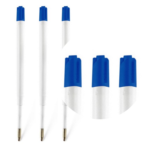 Náplne BALLPOINT, plniteľné, bežné, hrubé, typu zenitového pilota