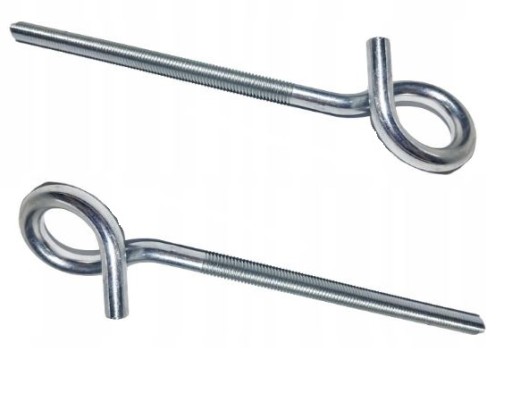 2ks HÁDKOVÝ HÁK HAMAK M10x210mm SILNÝ