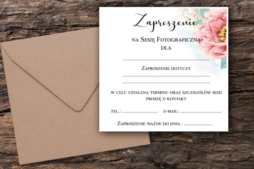Voucher Pozvánka na fotenie