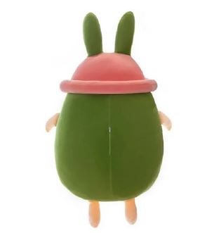 Avokádový maskot, plyšová hračka, plyšová hračka, XL VANKÚŠ
