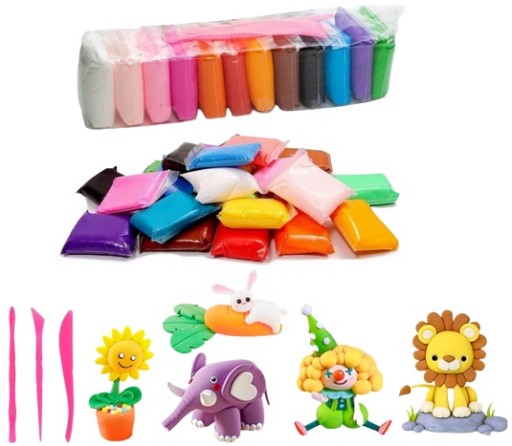 PLASTOVÁ PENA POLYMÉROVÁ HLINA SENSO 12 ks