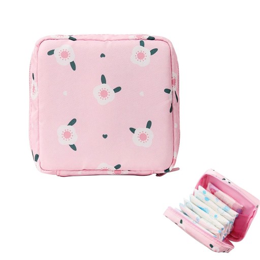 DÁMSKA KOZMETICKÁ TAŠKA PRE DIEVČA TAŠKA NA HYDRAULICKÉ VLOŽKY MAKE UP CASE ružová