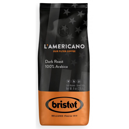 BRISTOT ARABICA DARK Mletá káva 226,8g