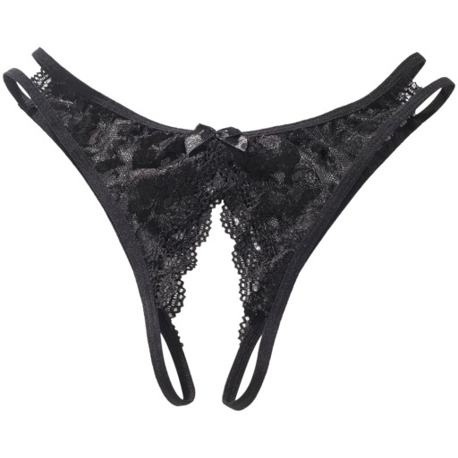 SEXY ČIERNE ČIPKOVÉ OTVORENÉ XL NOHAVIČKY