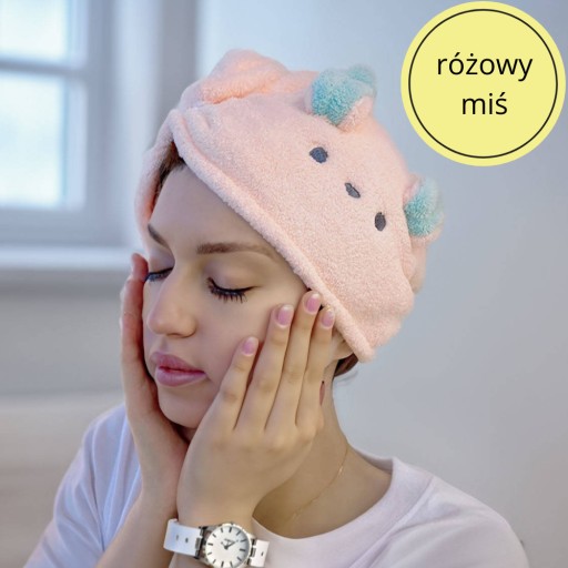 Turbanový uterák na hlavu z mikrovlákna na vlasy