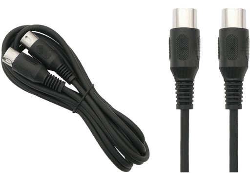 KÁBLOVÁ ZÁSTRČKA DIN 5P - DIN 5PIN DĹŽKA 1,2 m (0422)