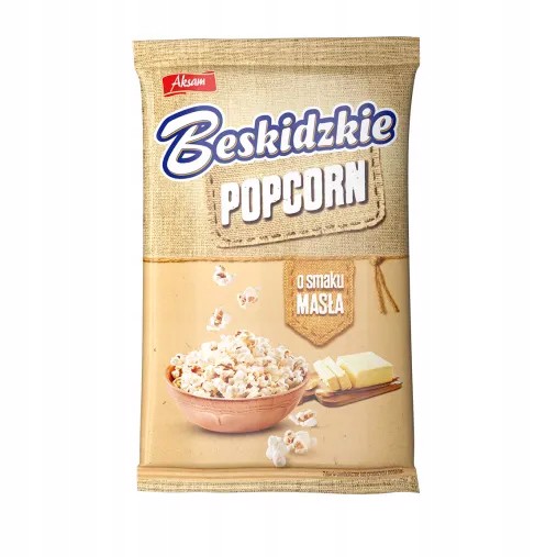 Beskidzkie popcorn do mikrovlnnej rúry 90 g