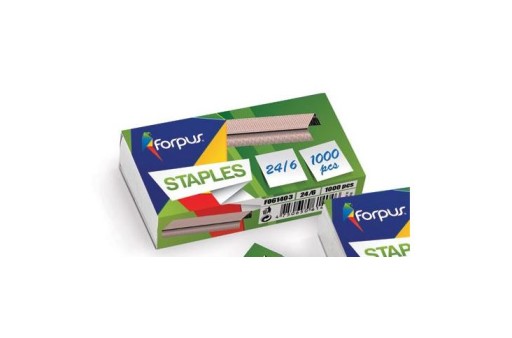 24/6 medené sponky do zošívačky