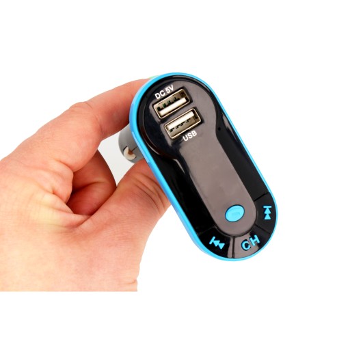 FM BLUETOOTH VYSIELAČ 2xUSB MP3 SD NABÍJAČKA