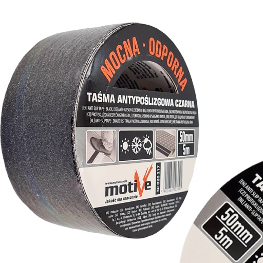 PROTIŠMYKOVÁ PÁSKA NA SCHODY ČIERNA 50 mm x 5 m MOTÍV