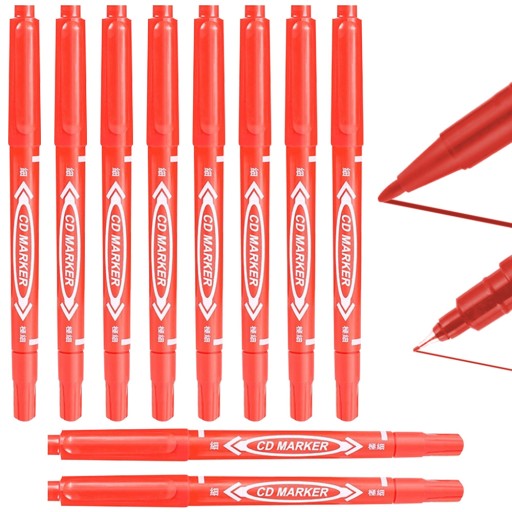 10x MARKER, FINISH, MARKER, MARKER, OBOJSTRANNÝ TRIBUTE PRE CD 1 / 0,5 mm