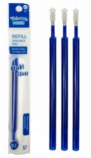 sada 3 náplní do colorino pier, zmazateľná náplň, tampón coolpack