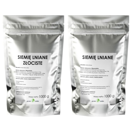 ĽANOVÝ SET hnedé ľanové semienko + zlaté ľanové semienko 2 x 1kg