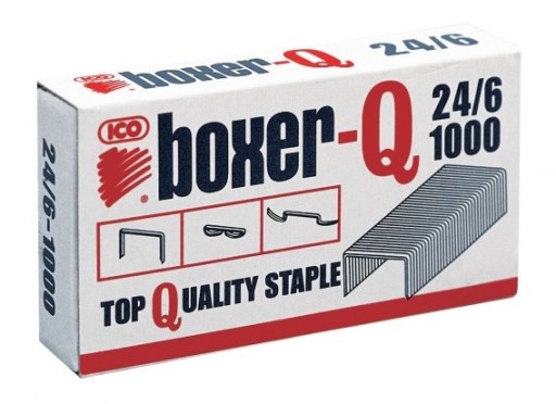 24/6 OCEĽOVÉ KANCELÁRSKE VÝROBKY SPOJKY 1000 KS strieborná x 20