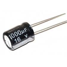 1000uF 16V Elektrolytický kondenzátor 10ks
