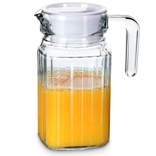 Sklenený džbán s vrchnákom 650 ml