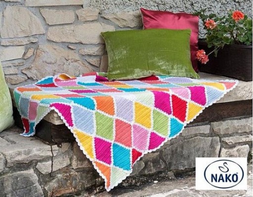 Priadza Nako Calico 100g bavlna akryl 148
