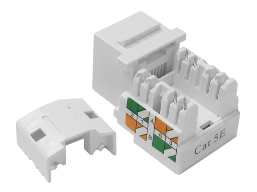 RJ45/8P8C zásuvka kat.5e UTP typ KEYSTONE LSA kontakty