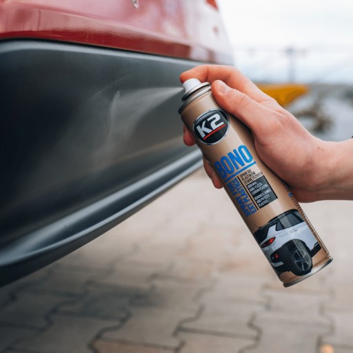 K2 BONO BLACK NA VONKAJŠIE PLASTY AUT, nárazníkové lišty 300ml