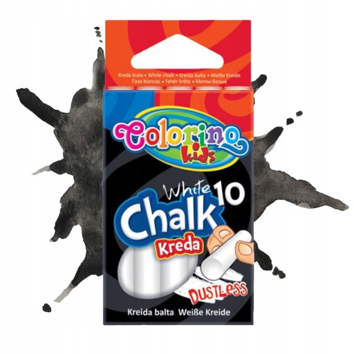 BEZPRACHOVÁ CHALK BIELA KRIEDA PRE BEZPRACHOVÉ TABULE
