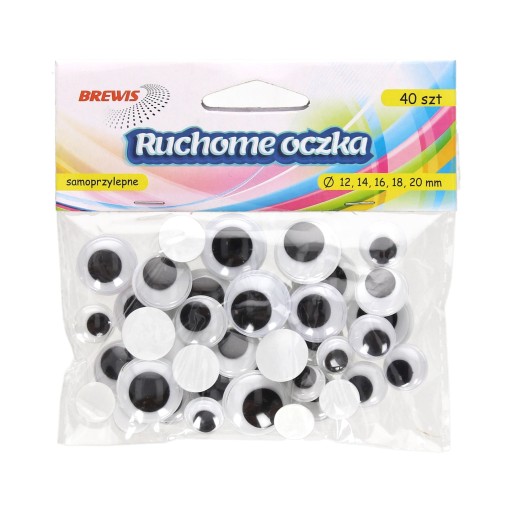 Pohyblivé oči 40 ks