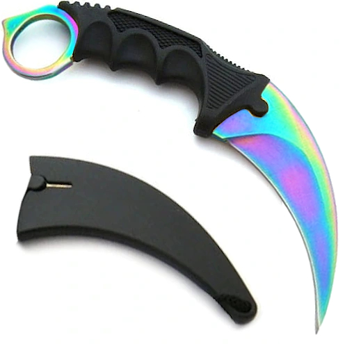 INDONESIA KARAMBIT Nôž RAINBOW CAW CSGO 19 cm