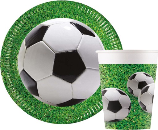 Papierové slamky Futbal Futbalová narodeninová oslava
