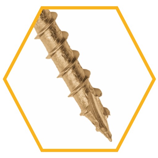 TESÁRSKE SKRUTKY NA DREVO 6x80 TORX TANIERE 100 ks WCT-06080 AZMET