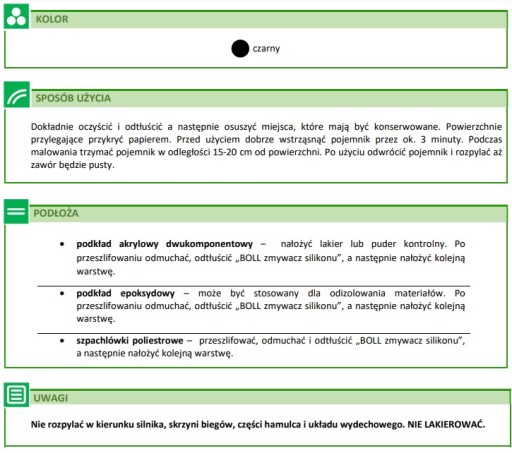 BOLL Prostriedok na údržbu podvozku 500 ml sprej