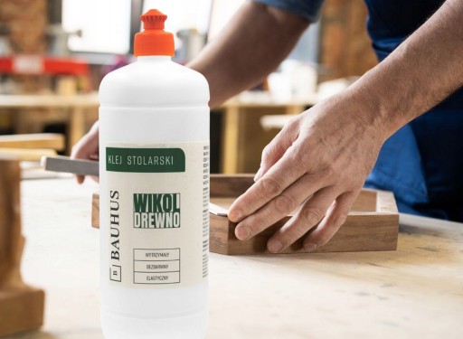 BAUHUS Wikol lepidlo na drevo stolárske lepidlo na lepenku, látka 0,5L bezfarebná