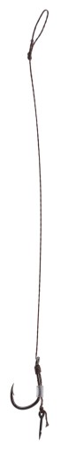 MF RIG - S IHLOU - ostnatý háčik č.4 / oplet: 0,16mm/10cm - balenie 8ks