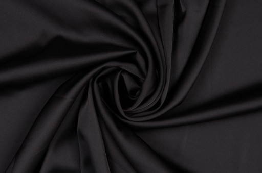 SATIN ALA SILK PREMIUM ČIERNA LÁTKA
