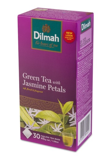 Zelený jazmínový čaj Dilmah Zelený jazmín 30 vrecúšok