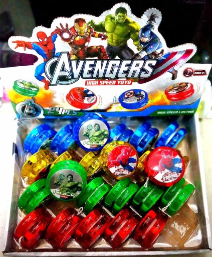 JOJO Avengers YOYO žiariace JO-JO 1 ks LED arkáda