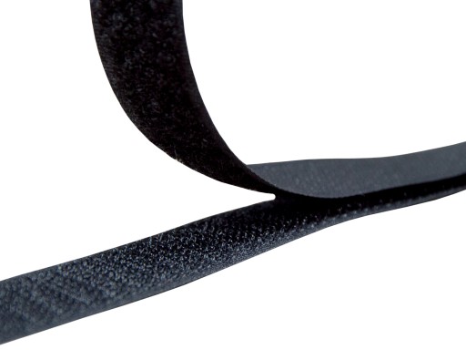 SADA PÁSKY NA VELCRO 20mm 2m ČIERNA