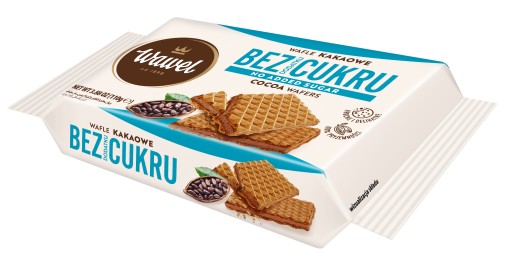 Oblátky Kakaové oblátky bez pridaného cukru Wawel 110g