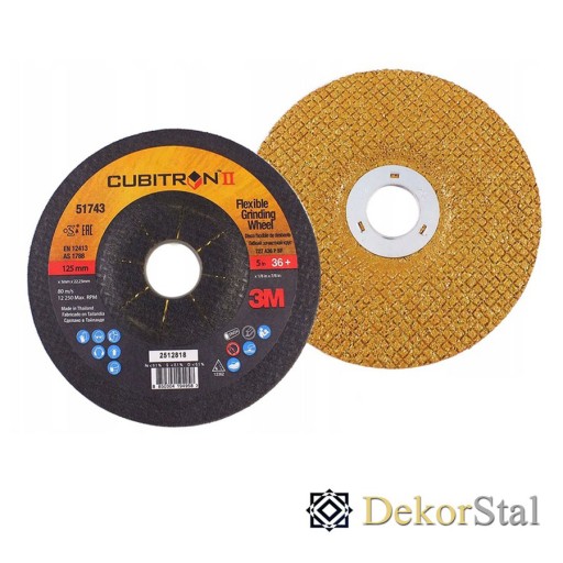 REZNÝ KOTÚČ 3M CUBITRON II 125x3x22,23 mm