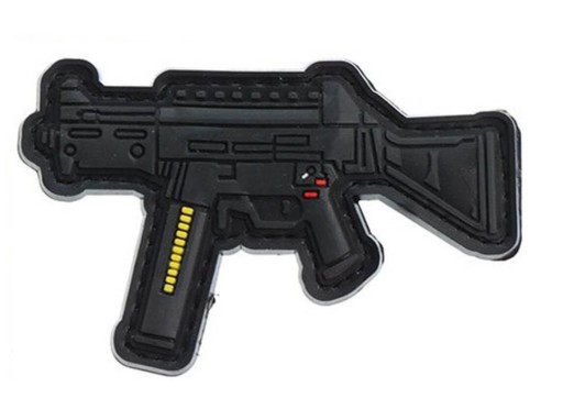 Camo Emblem Patch Puška Ump