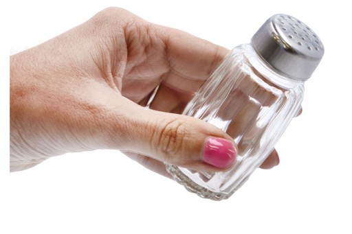 SKLENENÁ NÁDOBKA na KORENIE, 50 ml, nerezový dávkovač korenia