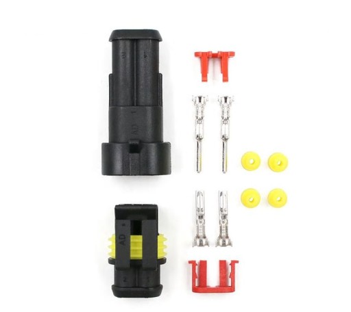 5x SUPERSEAL PLUG BUCKET HERMETIC 2 PIN CONNECTOR