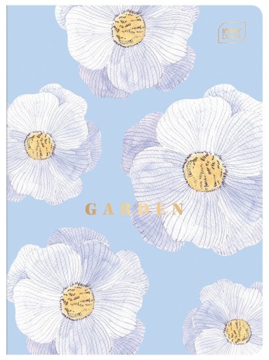 Mriežkový zápisník A5 s 96 listami Interprint HS GARDEN