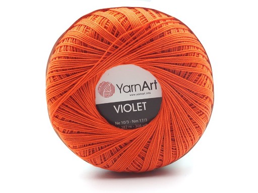 Violet YarnArt šnúra 5535 oranžová