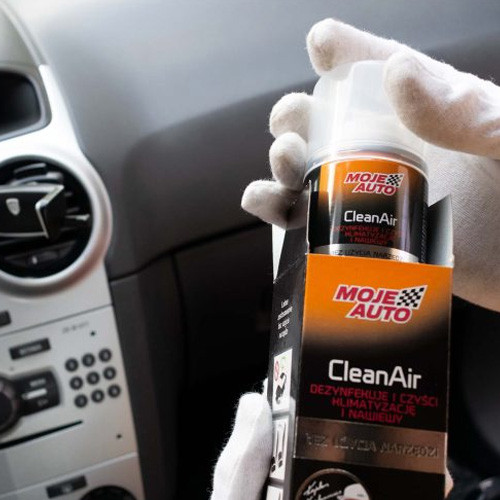 Klimatizácia a osviežovač vzduchu Moje Auto Clean AIR Black | 150 ml