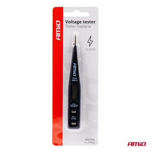 AMiO TESTER DETEKTOR NAPÄTIA TESTER VOLTMETER