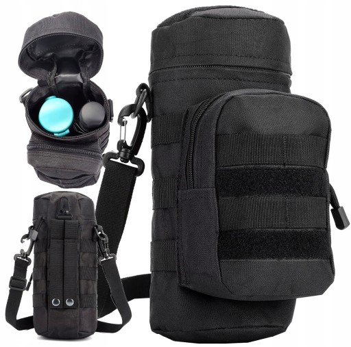 Taktické vojenské Molle puzdro na airsoftovú fľašu