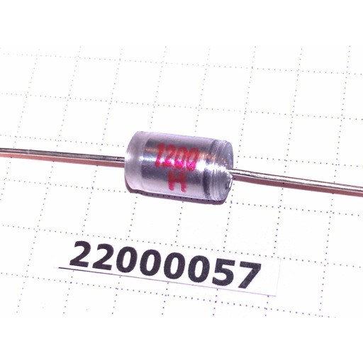 Styroflex kondenzátor 1.2nF 630V 2.5% KP axiálny x2