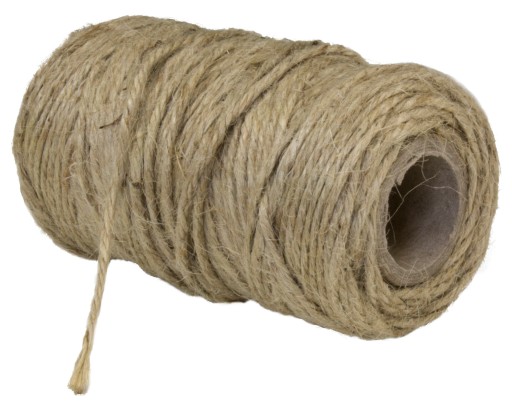 Šnúrka JUTOVÁ 2mm 50m dekoračná NATURAL 100g