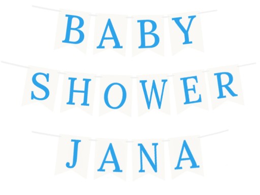 Flageta pre Banner Blue LETTER K 15x21cm