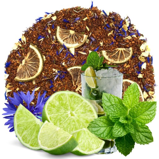 ROOIBOS MOHITO čaj 50g mojito limetkový mätový kokteil OSVIEŽUJÚCI