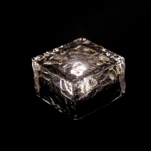 Solárna lampa, sklenená kocka ľadu 7x7, do záhrady